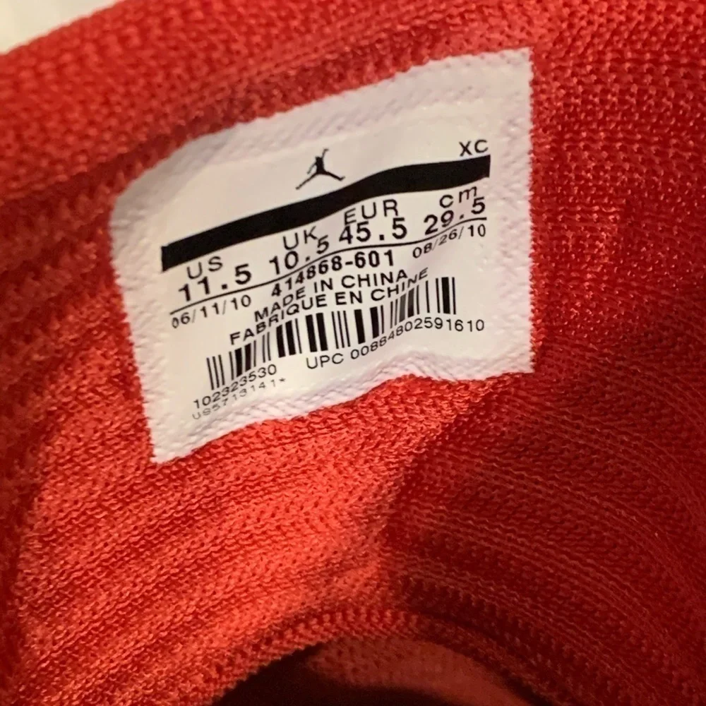 Nike air Jordan formula varsity red high tops 11.5